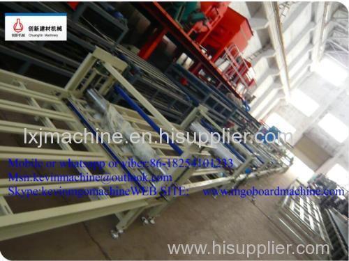 fully automatic mgo board production line with double-shaft mixing machine