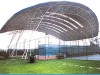 High quality steel space frame canopy grid structure shed