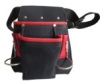 fanny pack with 2 metal bracket for suspending a roofing hammer or other hammaers