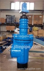 Ductile iron angle valve