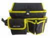 11-inch black and green tool waist bag