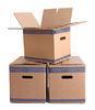 Brown Corrugated Shipping Boxes For Storage / Moving Custom Logo