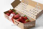 Colorful Printing Fruit Packing Boxes For Fresh Banana / Apple Free Sample