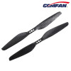 Black 8x2.7 inch 2 blades Carbon Fiber T-Type CW CCW Props