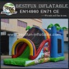 Inflatable farm combo with slide