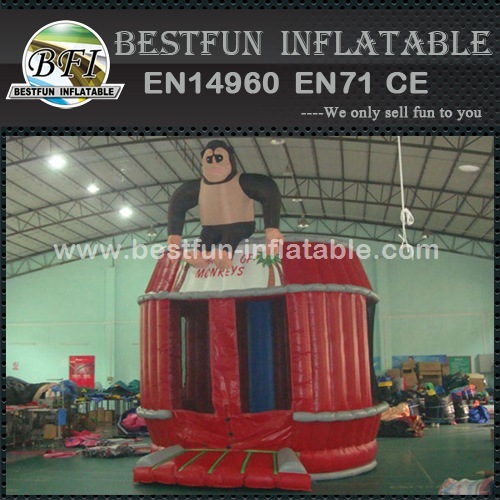 Kids mini inflatable castel inflatable monkey bouncer