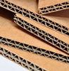 Virgin Wood Pulp Corrugated Cardboard Sheet High Performance Brown Color