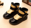 Children velcro clip on winter boots