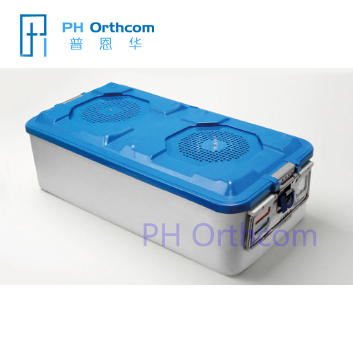 Tensile Sterilization Container Blue Orthopedic Instrument Containers