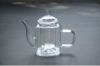 borosilicate glass clear glass tea set/Heat Resistant tea coffee set sale indian hot pot se