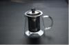 Tableware Handblown Transparent Borosilicate Glass Teapot With Infuser