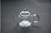 Tableware Handblown 1000ml Transparent Borosilicate Glass Teapot With Infuser