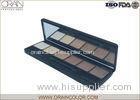 Professional Six Color Shimmer Makeup Eyeshadow Palette With Brush