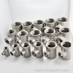 Stainless Steel 45 Degree Pipe Fitting Lateral Tee