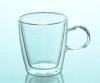 Borosilicate glass Double Wall Glass Cups Cold&Hot Double Wall Glass cup
