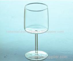 Latest design quaranteed quality double wall wine glass cup