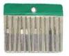 Multi Shapes Diamond File Set Diamond Sharpener For Alloys / Steels / Tungsten Carbide