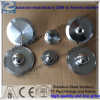 Sanitary Stainless Steel Tri Clamps Customs Cap Lid with female npt and spray ball