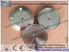 Sanitary Stainless Steel Tri Clamp End Cap Center with a hole