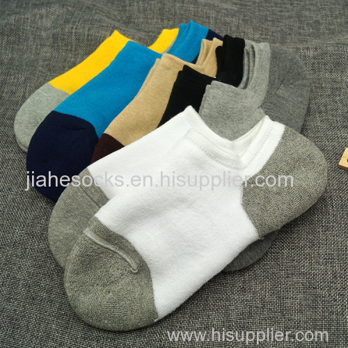 Wholesale Mixed-Color Terry Cotton Boat Sport Socks