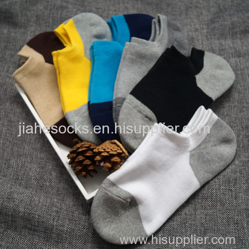 Wholesale Mixed-Color Terry Cotton Boat Sport Socks