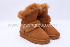 Warm children ankle winter boots
