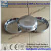 Stainless Steel Welded End Rounded Caps mirror finished