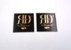 Heat Resistant Metal Sticker Labels Aluminum Via Laser Cutting Custom Printing