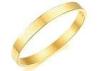 Wedding Mens Stainless Steel Gold Bangle Bracelet 180 MM Length Lightweight