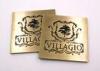 Zinc Alloy Metal Name Plates Die Casting Engraved Carving Plated Antique Bronze
