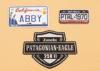 Label Printing Personalized Metal Name Plaques Custom Stamped Metal Tags