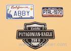 Label Printing Personalized Metal Name Plaques Custom Stamped Metal Tags