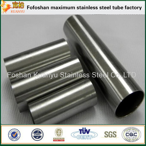 astm 409l 436 439 grade stainless steel round pipe tube factory