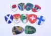 Clear Domed Resin Badges Pin For Golf Clubs Rustless Metal Cusomized