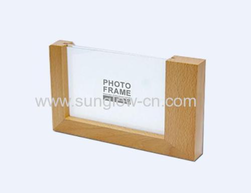 Wooden Frame With Acrylic Holder