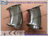 Stainless Steel Sanitary Tri Clamped 45 Degree Elbow