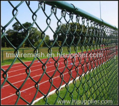 Plastic Coated Galvanized Chain Link Fence