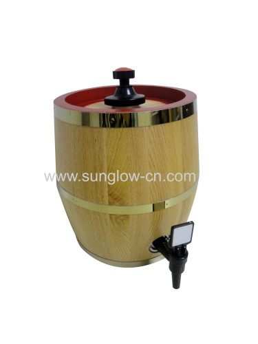 10L Wooden Barrel With 304 Stainless Steel Tank