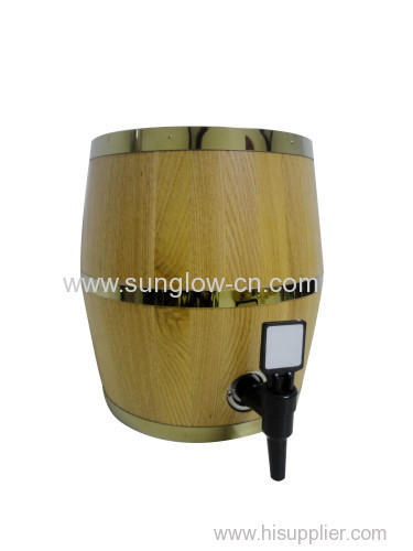 10L Wooden Barrel With 304 Stainless Steel Tank