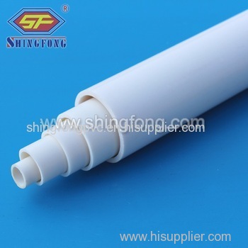 High Quality Fireproof underground pvc tube conduit for electrical wiring 20mm