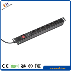 19'' Germany series surge protected PDU socket