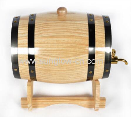 3L/ 5L/10L Wooden Barrel With Foil Bag 