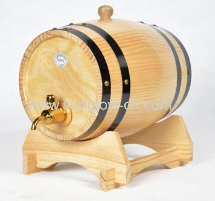 3L/ 5L/10L Wooden Barrel With Foil Bag 