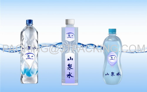 Double Face Printed Mineral Water Bottle Used Plastic Adhesive Labels