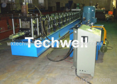 16 Forming Stations Steel Shelf Roll Forming Machine With Galvanized Coil Or Carbon Steel