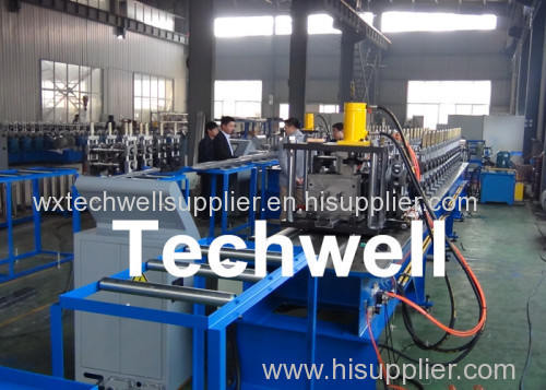 High Efficient Storage Shelf Rack Roll Forming Machine With Working Speed 12-15m/min