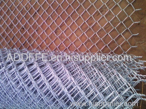 Green PVC coated Chian Link Fence