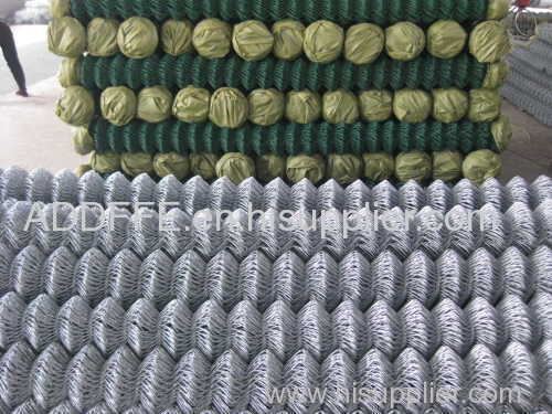 High Security Galvanized and PVC Coated Chian Link Fence