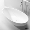 factory supply custom made free standing oval bathtub