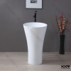 Manufacturer supplier fancy stone solid surface modern basin